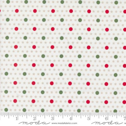 Starberry Off White Polka Star Yardage by Corey Yoder for Moda Fabrics | 29186 11