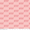 Letters to Cupid XOXO Pink Yardage by My Mind's Eye for Riley Blake Designs | C16983-PINK