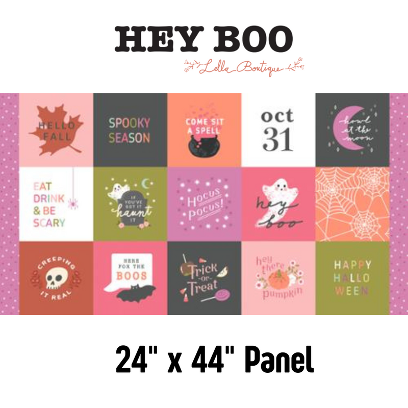 Hey Boo Multi Panel by Lella Boutique for Moda Fabrics | 5216 11  |24" x 44"