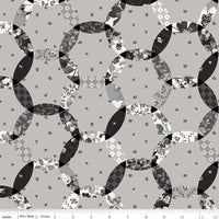 PRESALE Ink & Ivory Cheater Print Gray Yardage by the RBD Designers for Riley Blake Designs | C16916-GRAY
