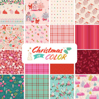 PRESALE Christmas in Color Fat Quarter Bundle by Art Gallery Fabrics | 15 FQs | Curated Bundle