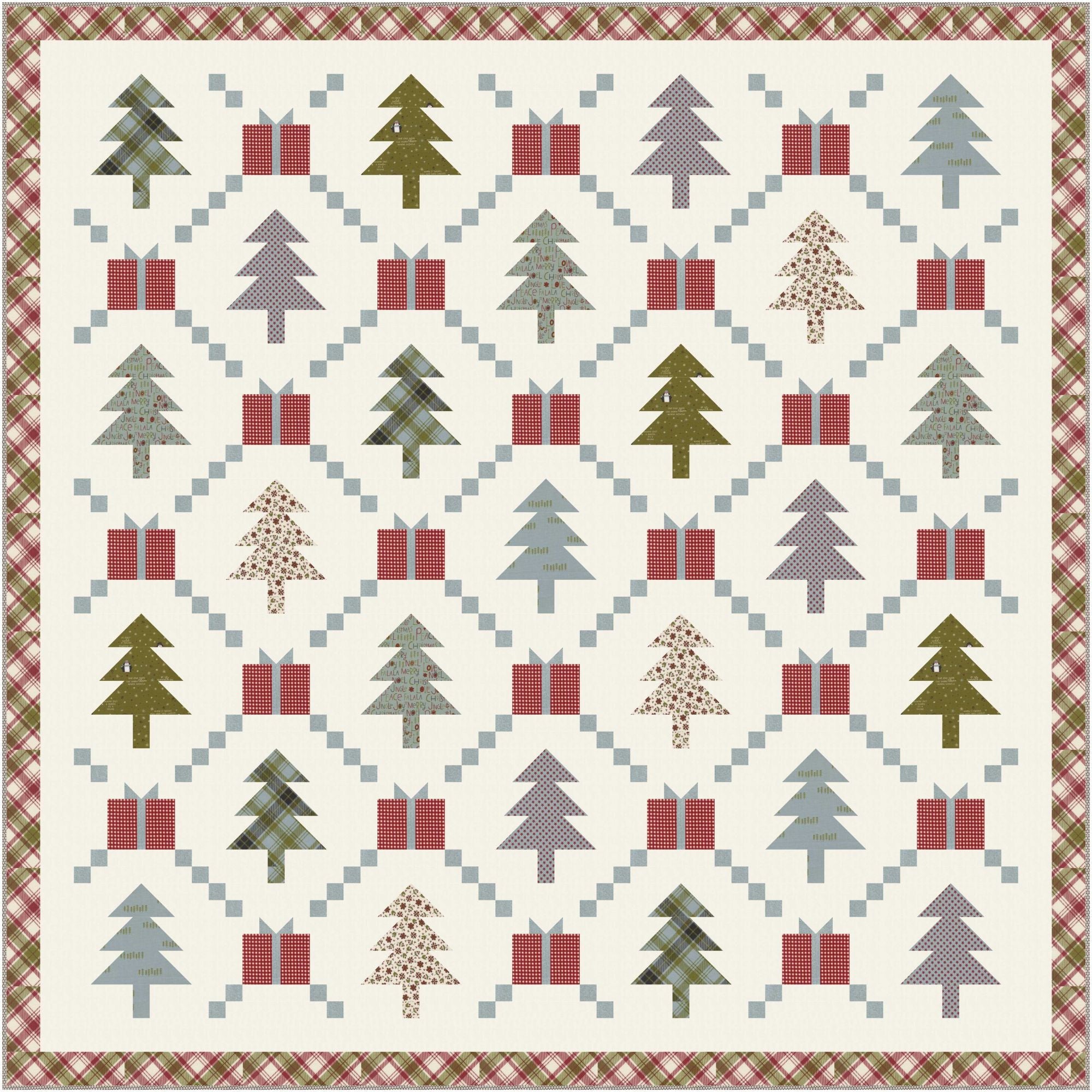 PRESALE Thoughtful Gifts Custom Quilt Kit With Chilly by Sweetwater for Moda Fabrics | Quilt Size 64” x 64”