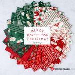 Merry Little Christmas Pine Starbursts Yardage by My Mind's Eye for Riley Blake Designs |C14843 PINE