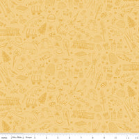 PRESALE Utah Tonal Yellow Yardage by Kelsey Carlson for Riley Blake Designs | C17022-YELLOW
