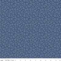 PRESALE Before the Bloom Viola Denim Yardage Danelys Sidron for Riley Blake Designs | C18063-DENIM