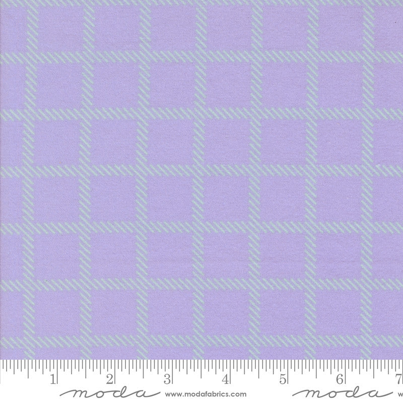 Sherbet Sunshine Flannel Cross Check Lavender Yardage by Corey Yoder for Moda Fabrics | 29221 22F