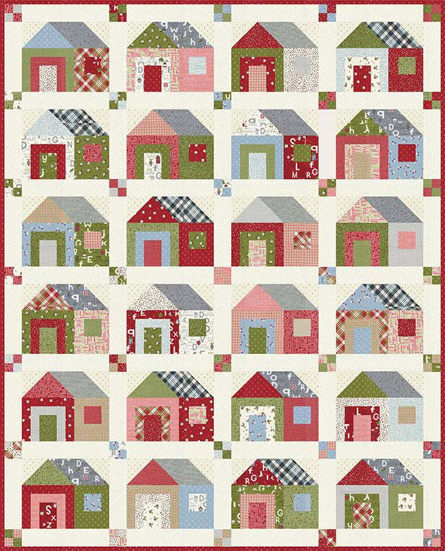 Cabin City Quilt Pattern by Chrissy Lux of Branch & Blume| BNB 2325