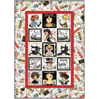PRESALE The Maker Medium Patch Panel Quilt Kit | She Who Sews–The Maker by J. Wecker Frisch | Quilt Size 37 1/2" x 52 3/4" | FREE PATTERN