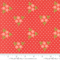 PRESALE Poinsettia and Pear Bouquet Geranium Yardage by Sherri & Chelsi for Moda Fabrics | 37712 16