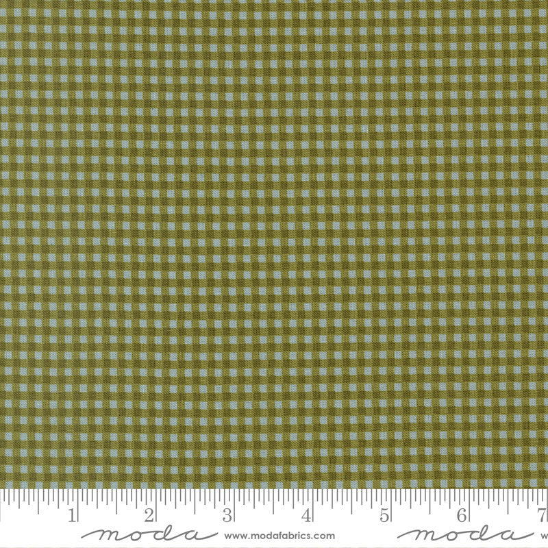 PRESALE Chilly Gingham Pine Yardage by Sweetwater for Moda Fabrics | 55716 25