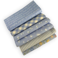 Fat Quarter Bundle Blue | Pastel Prairie by My Sew Quilty Life for Moda Fabrics  | Curated Bundle | 6 Fat Quarters