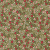 PRESALE Berry And Pine Christmas Posies Sage Yardage by Lella Boutique for Moda Fabrics | 5241 12