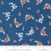 Grand Haven Blooming Garlands Nautical Blue Yardage by Minick & Simpson for Moda Fabrics | 14983 18