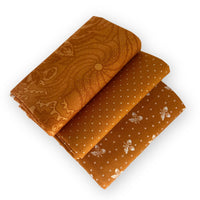 Butternut and Sage Fat Quarter Bundle Rust by Fig Tree & Co for Moda Fabrics | 3 Fat Quarters | Curated Bundle