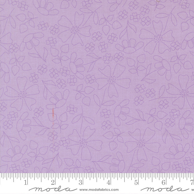 PRESALE Joysome Sunshine Sketch Wisteria Yardage by Corey Yoder for Moda Fabrics | 29253 23