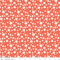 Sunsetridge Flowers Rouge Yardage by Minki Kim for for Riley Blake Designs | C15732-ROUGE