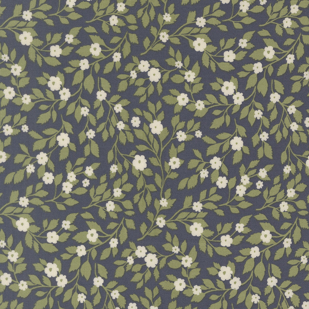 PRESALE True Love Daydream Posies Twilight Yardage by Lella Boutique for Moda Fabrics | 5261 13