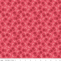PRESALE Berry & Sage Roses Tea Rose Yardage by Lori Holt of Bee in My Bonnet | C17380-TEAROSE