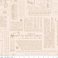 PRESALE TYPE/ography Background Maple Yardage by Lori Holt of Bee in My Bonnet for Riley Blake Designs | C16851-MAPLE