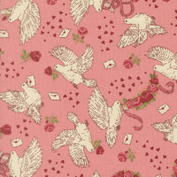 PRESALE Je T'aime Doves True Love Blossom Yardage by Stacy Iest Hsu for Moda Fabrics | 20992 13