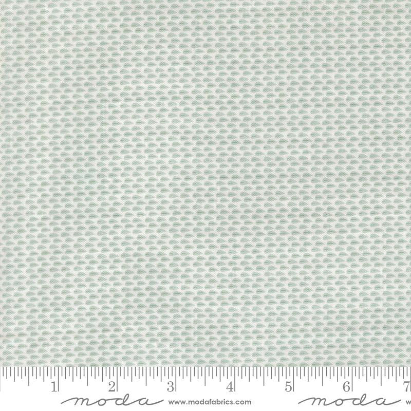 PRESALE Gathered Bonbons Home Town Lazy Leaf Sky Yardage by Jen Kingwell for Moda Fabrics | 18305 11