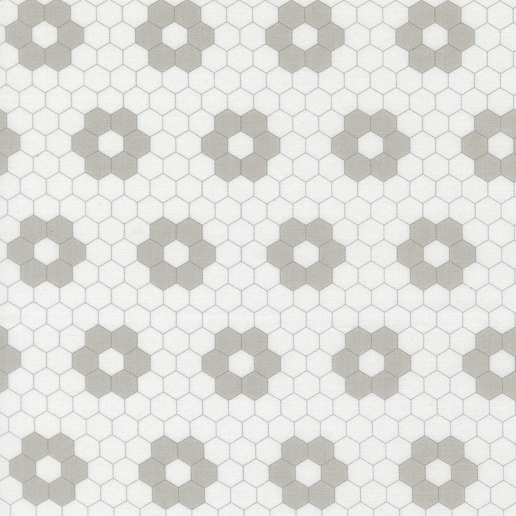 A Cat Named Stitch Quilted Cream Grey Yardage by Camille Roskelley for Moda Fabrics | 55343 25