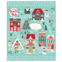 The North Pole Flannel Panel by My Mind's Eye for Riley Blake Designs | Panel Size 35 1/2" x 43 1/2" | F17755-PANEL