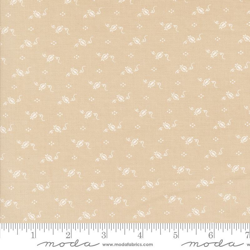 PRESALE Agatha Road Tiny Pumpkins Smoke Yardage by Fig Tree & Co for Moda Fabrics | 35416 13