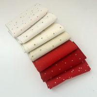 Sparkler Seasonal Basics Custom Fat Quarter Bundle Patriotic for Riley Blake Designs | 7 FQs | Curated Bundle