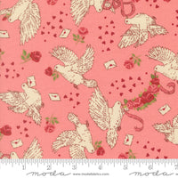 PRESALE Je T'aime Doves True Love Blossom Yardage by Stacy Iest Hsu for Moda Fabrics | 20992 13