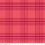 Heirloom Red Plaid Red Yardage by My Mind's Eye for Riley Blake Designs |C14344 RED Quilting Cotton Fabric