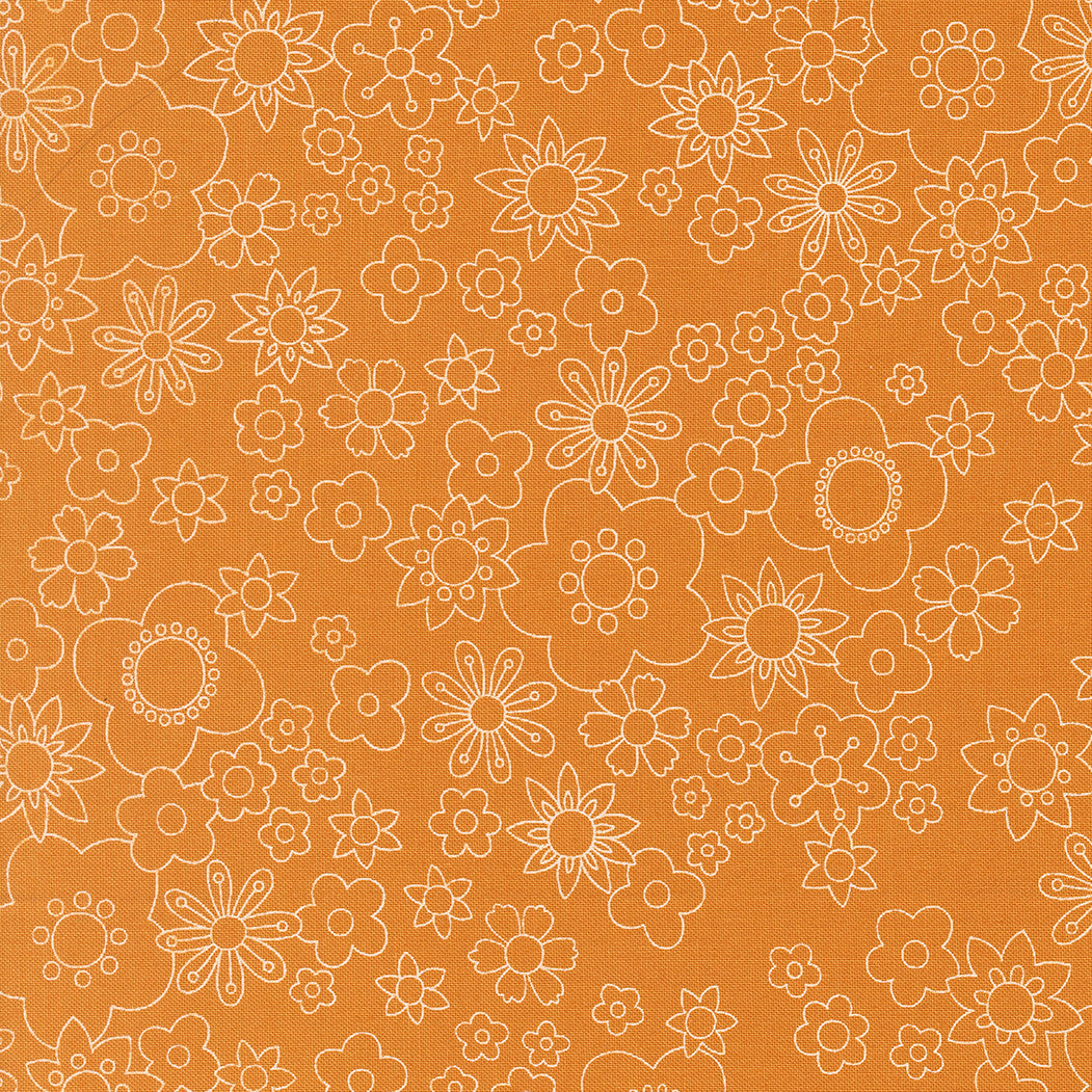 Happy Daze Petal Power Sunrays Yardage by Chloe’s Closet for Moda Fabrics | 33841 24