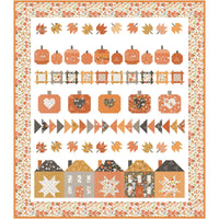 PRESALE Pumpkin Hollow Quilt Kit Boxed With Birch and Willow by Sherri & Chelsi for Moda Fabrics | Boxed Fall Quilt Kit | 37720AB