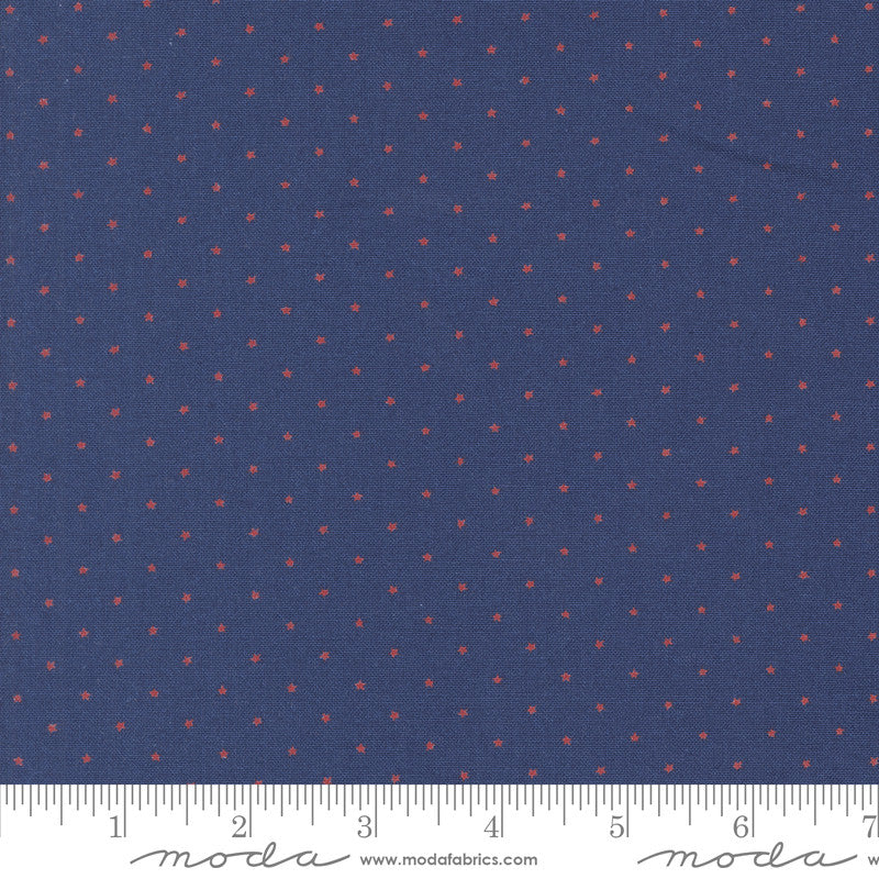 PRESALE Star Spangled Twinkle Twilight Rocket Yardage by April Rosenthal of Prairie Grass for Moda Fabrics | 24106 80