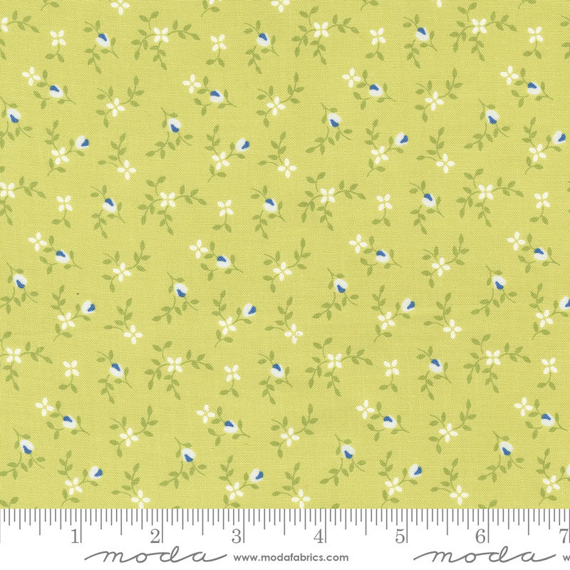 PRESALE Cali & Co Vine and Bud Light Lime Yardage by Corey Yoder for Moda Fabrics | 29192 38