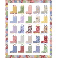 PRESALE Chance of Rain Custom Quilt Kit With 30s Playtime by Linzee McCray | Quilt Size 42" x 52"