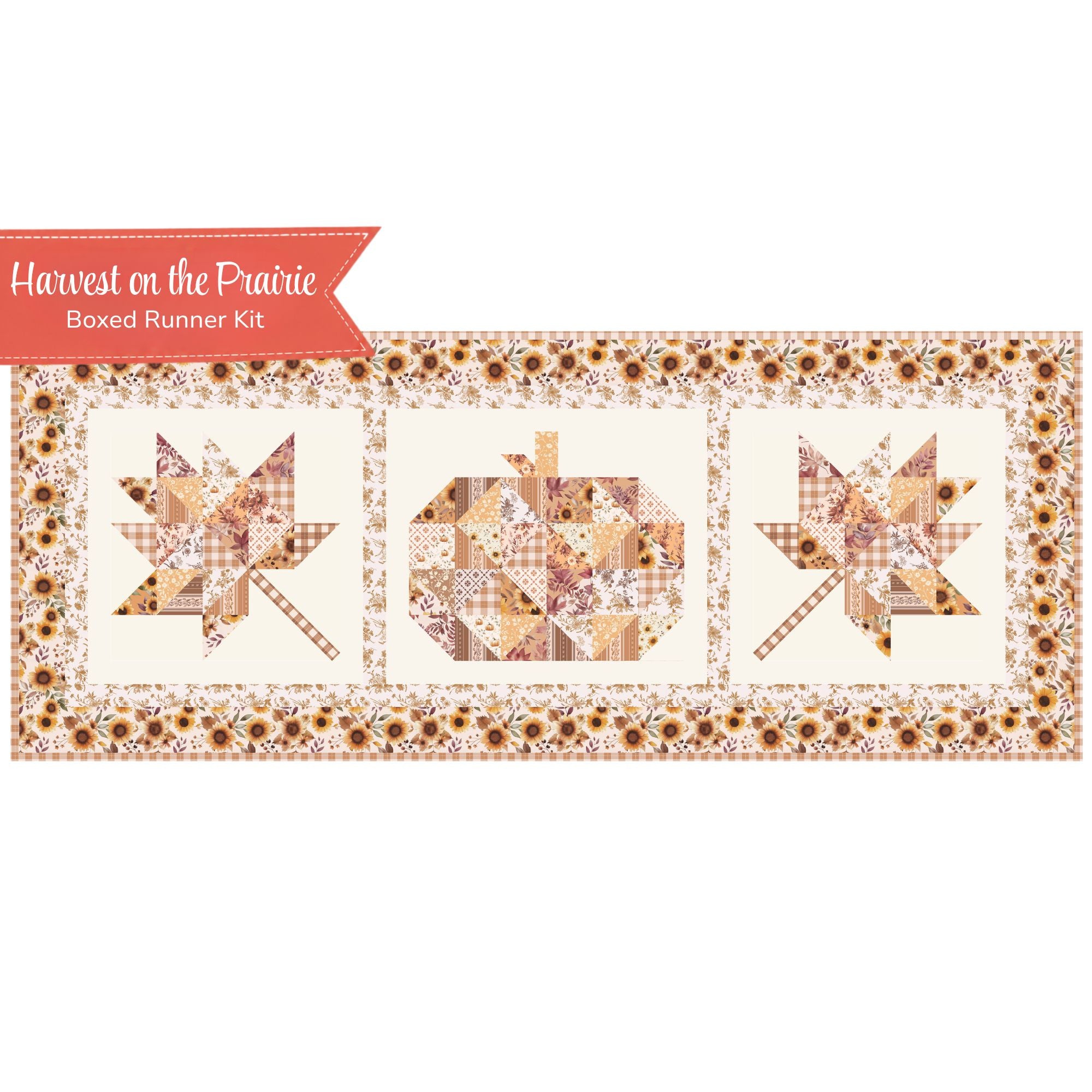 PRESALE Harvest of the Prairie Table Runner Kit Boxed by Modern Prairie for Riley Blake Designs | KT-18281