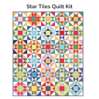 Star Tiles Custom Quilt Kit With American Jane Pindots by American Jane for Riley Blake Designs | Size 45" x 54"
