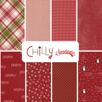 Chilly Custom Fat Quarter Bundle Red by Sweetwater for Moda Fabrics | 8 Fat Quarters | Curated Bundle
