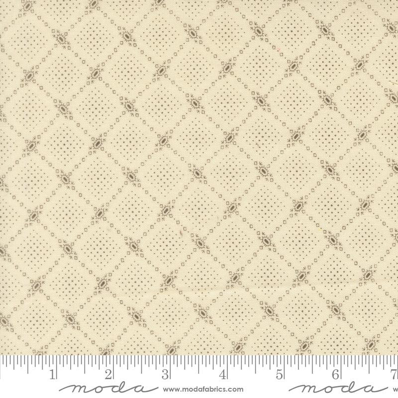 PRESALE Butternut and Sage Autumn Trellis Cream Earth Yardage by Fig Tree & Co for Moda Fabrics | 35448 11