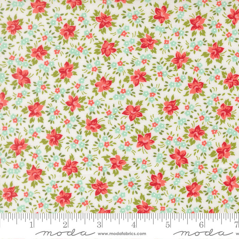 PRESALE Bloomsberry Marylebone White Yardage by Camille Roskelley for Moda Fabrics | 55353 11