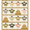 PRESALE Busy Bee Custom Quilt Kit With Bee Garden by Gingiber for Moda Fabrics | Quilt Size 52" x 58"