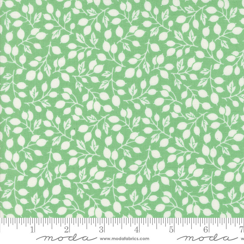 Portofino Olive Branch Azure Yardage by Fig Tree & Co for Moda Fabrics | 35393 20