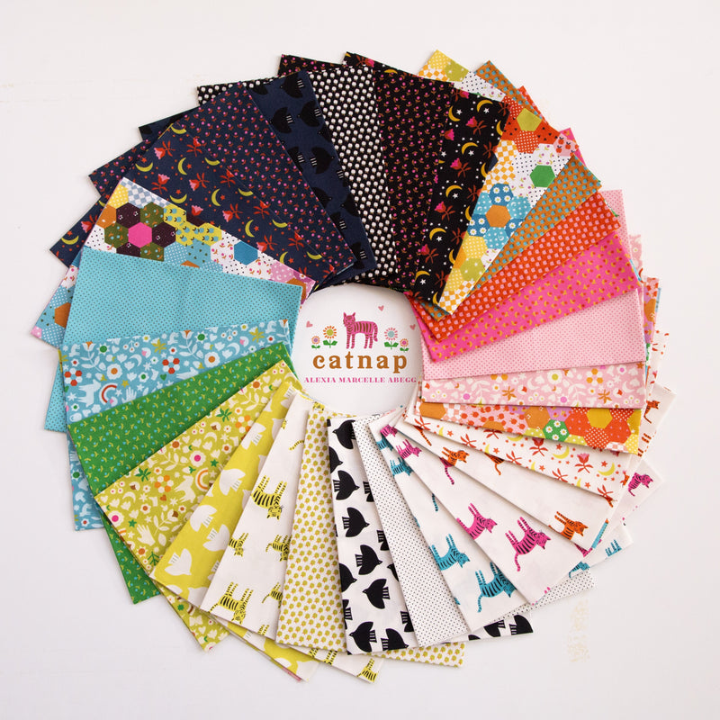 PRESALE Catnap Charm Pack 5" by Alexia Abegg for Ruby Star Society | 42 pcs | RS4130PP