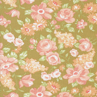 Portofino Tuscan Blooms Pineapple Yardage by Fig Tree & Co for Moda Fabrics | 35390 17