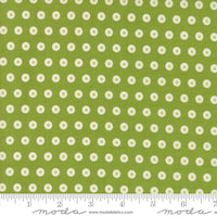 Raspberry Summer Dots Fresh Grass Yardage by Sherri & Chelsi for Moda Fabrics | 37692 18