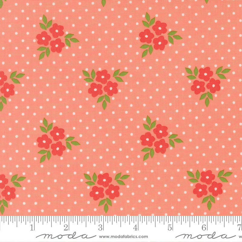 PRESALE Poinsettia and Pear Bouquet Carnation Yardage by Sherri & Chelsi for Moda Fabrics | 37712 15