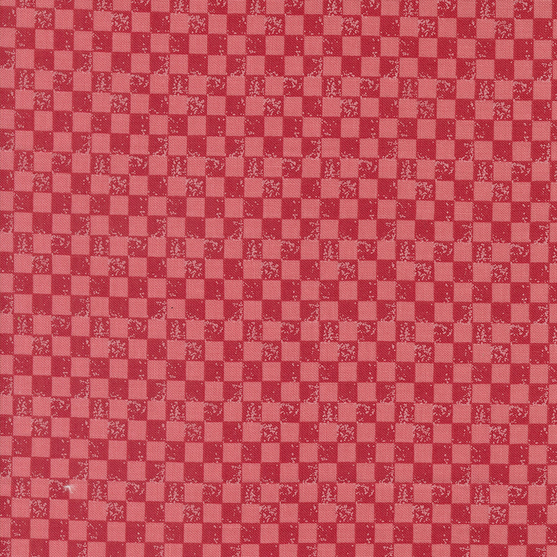 PRESALE Love Blooms Checkers Rose Yardage by Lella Boutique for Moda Fabrics | 5224 12