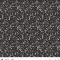 PRESALE Ink & Ivory Leaves Ink Yardage by the RBD Designers for Riley Blake Designs | C16913-INK