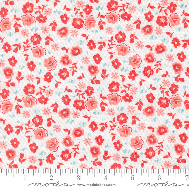 PRESALE Delightfully Yours Floral Cloud Gerani by Sherri & Chelsi for Moda Fabrics | 37706 21
